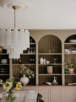 Murano Chandelier – 36 tubes – Alabaster white - Zonesus