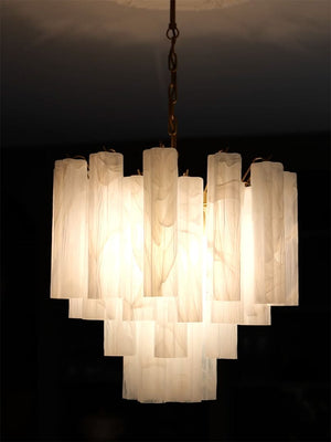 Murano Chandelier – 36 tubes – Alabaster white - Zonesus