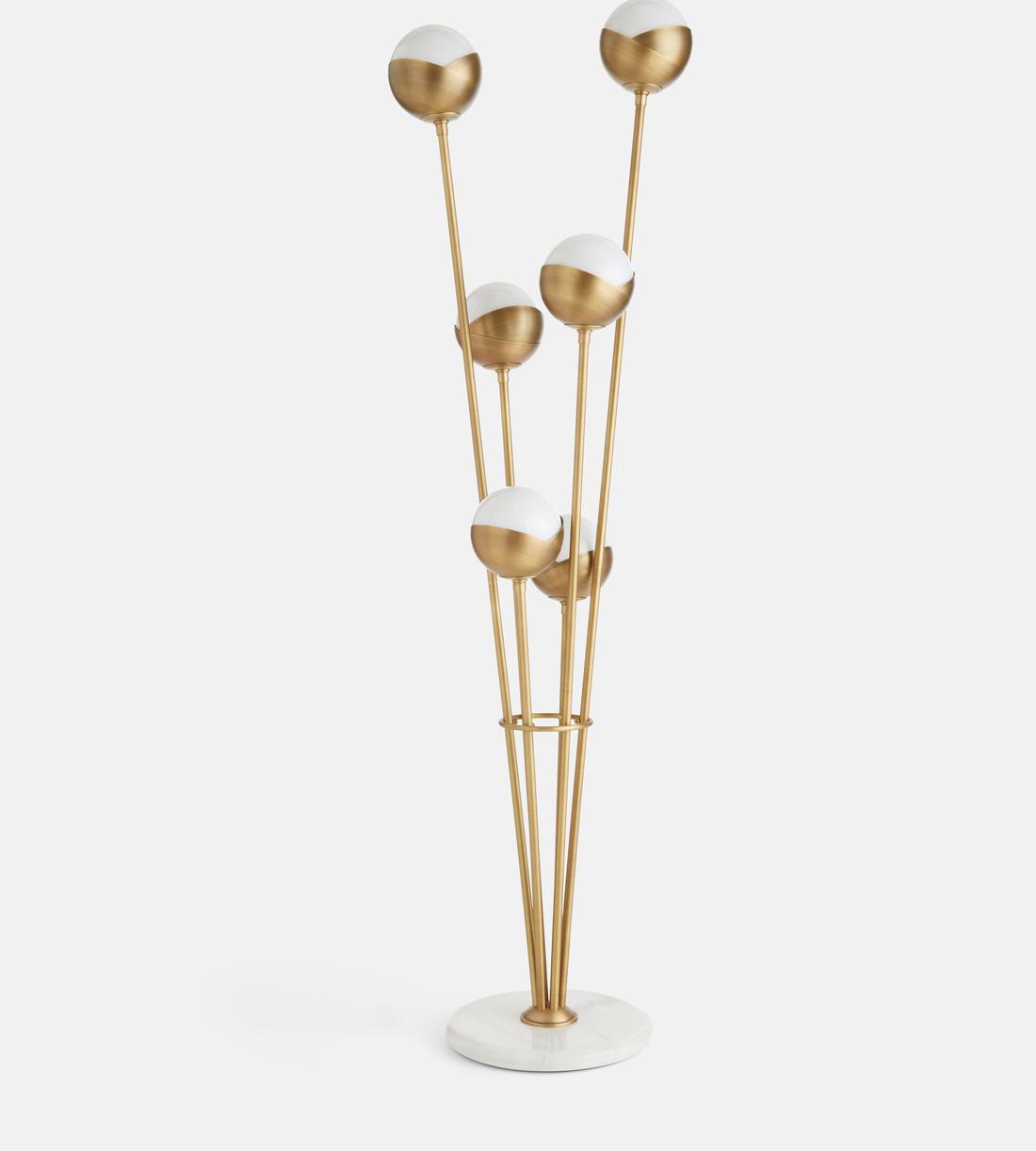 Seed White Floor Lamp 69"H