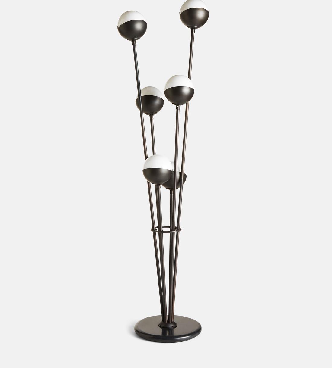 Seed Black Floor Lamp 69"H