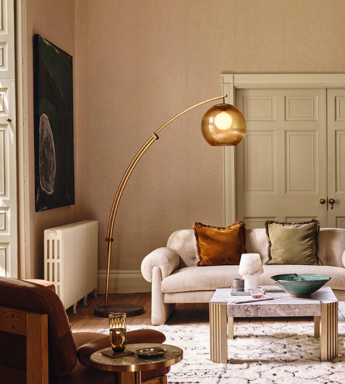 Joni Arc Floor Lamp 86.6"H
