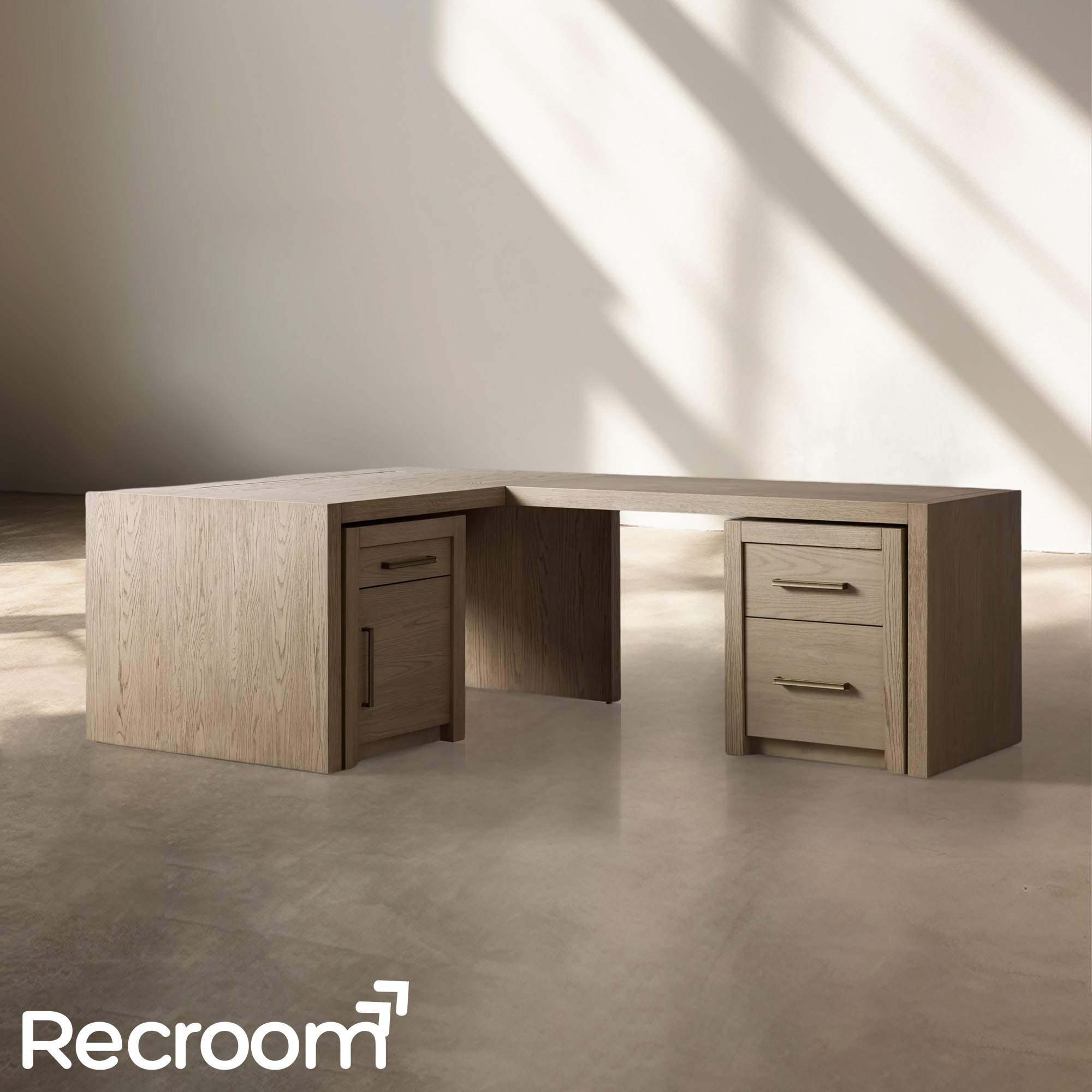 Bood Modular Desk with Return Desk - Zonesus