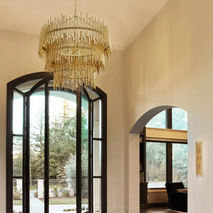 Althely 12 Lights 3- Tier Chandelier - Zonesus