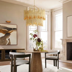 Althely 8 Lights 2-Tier Chandelier - Zonesus