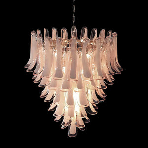 Murano Chandelier – 52 petals – Pink - Zonesus