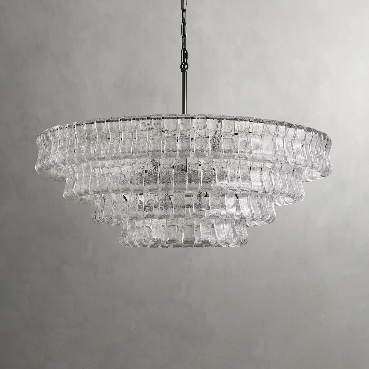 Ghiaccio Round Chandelier36" 48" 60" - Zonesus
