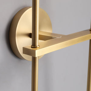 Boulew Crystal Glass Grand Double Sconce 12" - Zonesus