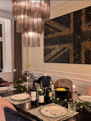 Murano Chandelier – 48 tubes – Smoked - Zonesus