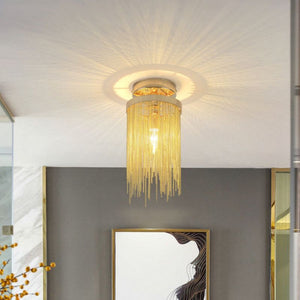 Tassel Aluminum Flushmount for House - Zonesus