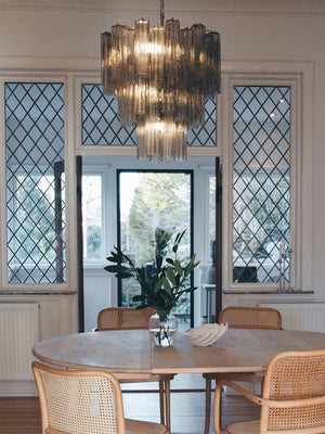 Murano Chandelier – 48 tubes – Smoked - Zonesus