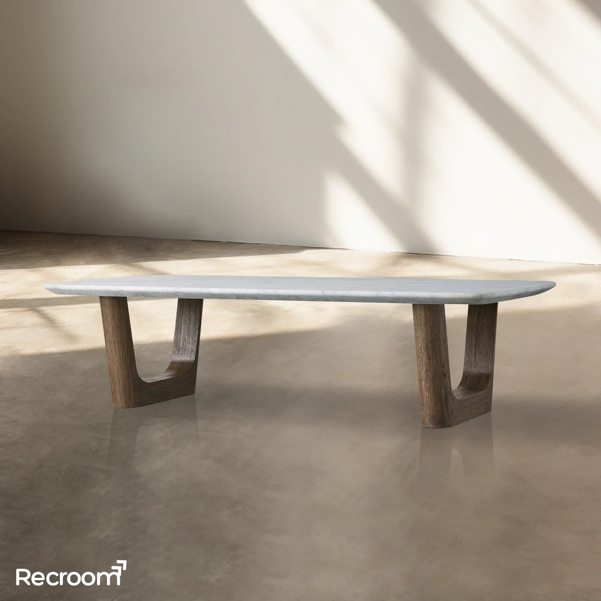 San Germani Stone Coffee Table with Rennes Base - Zonesus