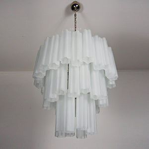 Murano Chandelier – 48 tubes – matte white - Zonesus