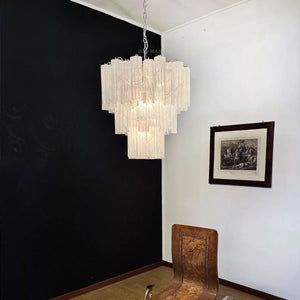 Murano Chandelier – 48 tubes – Alabaster White - Zonesus