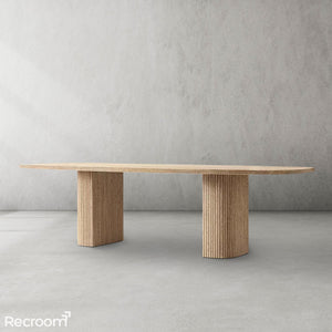 Muelho Rectangular Wood Dining Table - Zonesus