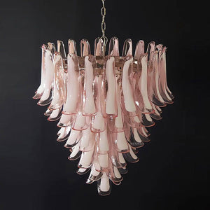 Murano Chandelier – 52 petals – Pink - Zonesus