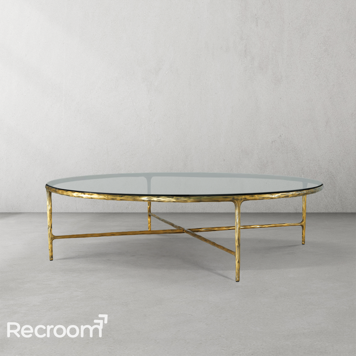 Thaddeo GLASS Round Coffee Table - Zonesus