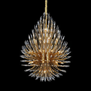 Lily Starburst Crystal Sputnik Chandelier 43"W - Zonesus