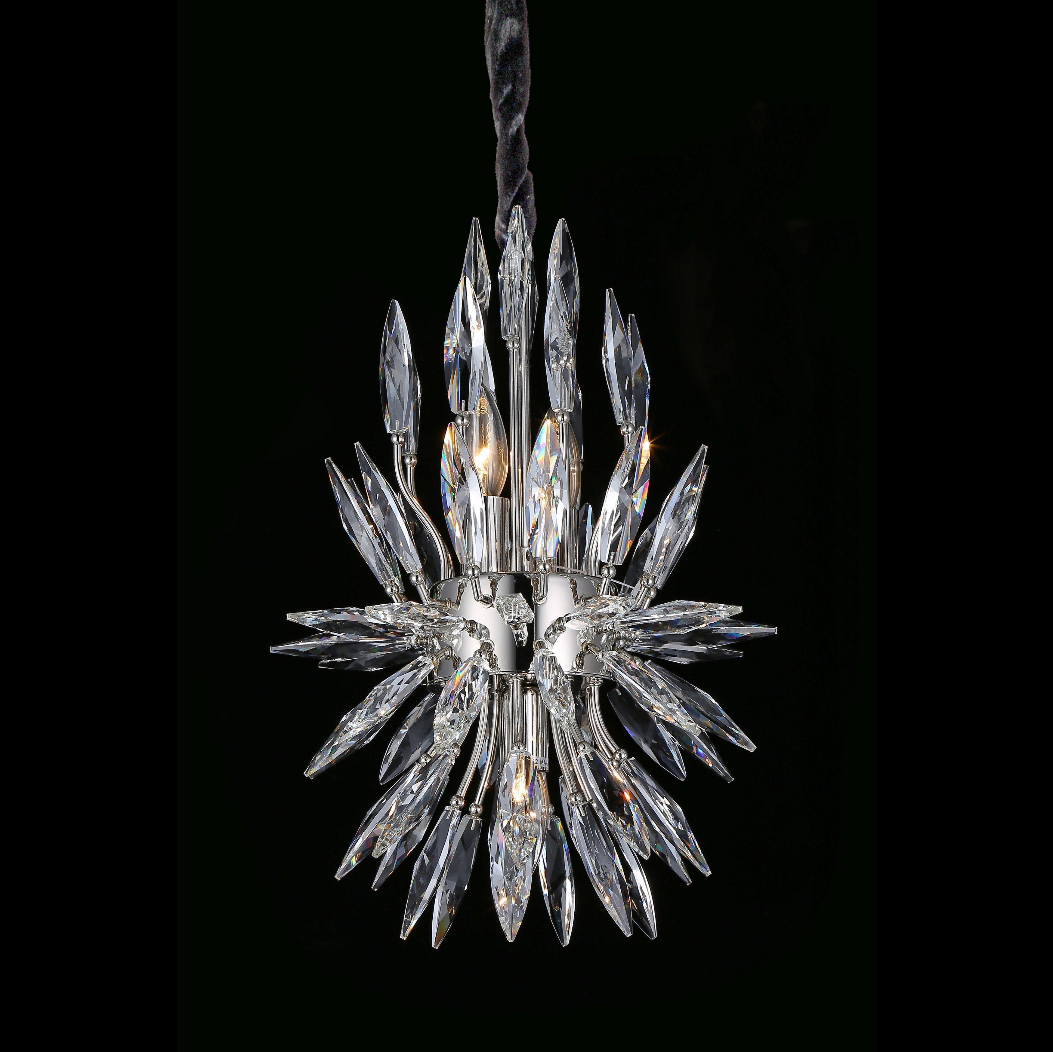 Lily Starburst Crystal Sputnik Chandelier - Zonesus