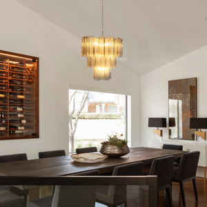 Murano Chandelier – 48 tubes – Smoked - Zonesus