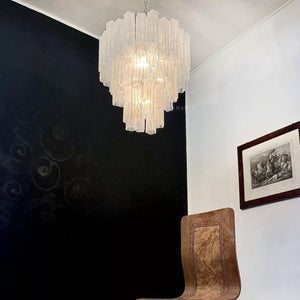 Murano Chandelier – 48 tubes – Alabaster White - Zonesus