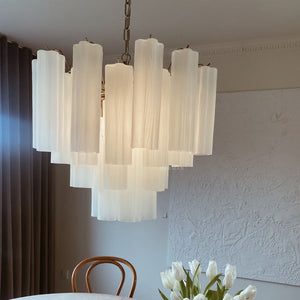 Murano Chandelier – 36 tubes – Matte white - Zonesus