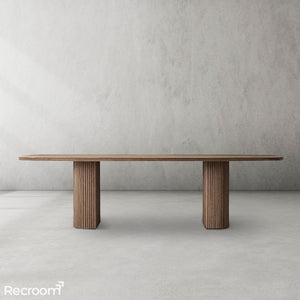 Muelho Rectangular Wood Dining Table - Zonesus