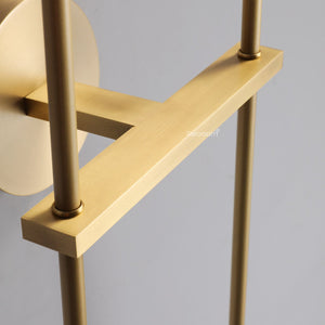 Boulew Crystal Glass Grand Double Sconce 12" - Zonesus