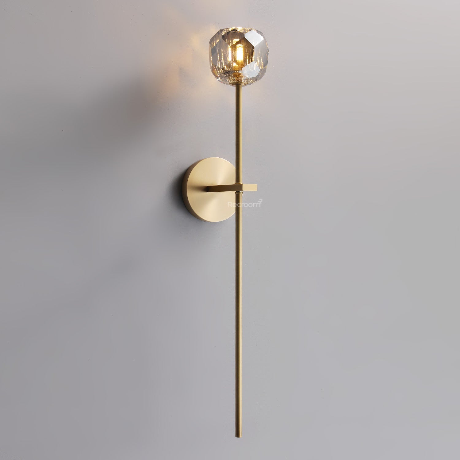 Boulew Crystal Glass Grand Sconce 6" - Zonesus