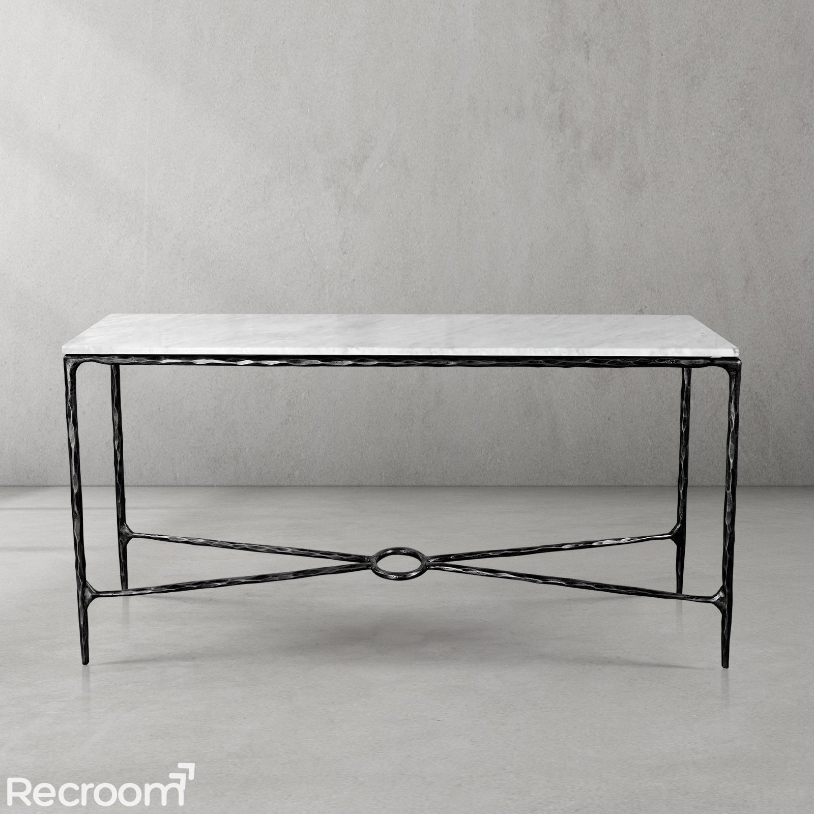 Thaddeo Rectangle Marble Console 60" 72" - Zonesus
