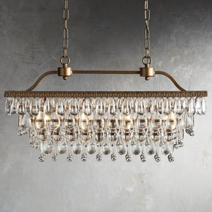 Anabella Rectangular Chandelier - Zonesus