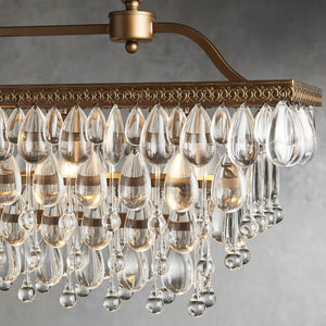 Anabella Rectangular Chandelier - Zonesus