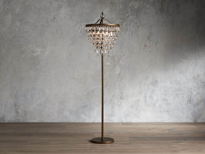 Anabella Crystal Floor Lamp 67''H - Zonesus