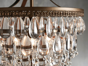 Anabella Crystal Floor Lamp 67''H - Zonesus