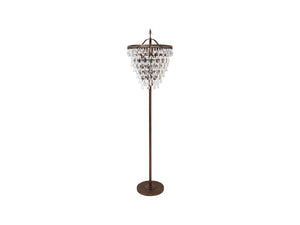 Anabella Crystal Floor Lamp 67''H - Zonesus