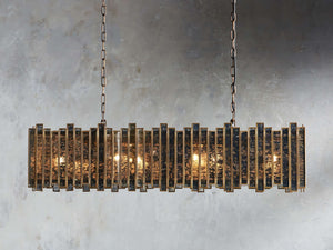 Laila Rectangular Chandelier - Zonesus