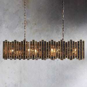 Laila Rectangular Chandelier - Zonesus
