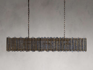 Laila Rectangular Chandelier - Zonesus