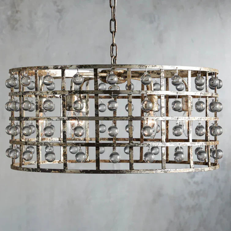 La Cage Round Chandelier - Zonesus