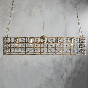 La Cage Rectangular Chandelier - Zonesus