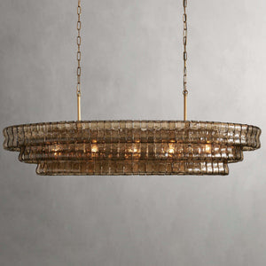 Ghiaccio Oval Chandelier - Zonesus
