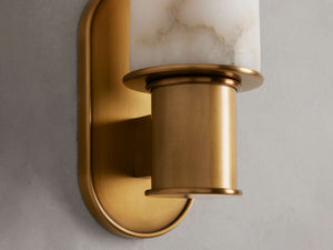 Harlin Wall Sconce in Alabaster - Zonesus