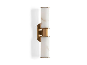 Harlin 2-Light Wall Sconce in Alabaster - Zonesus