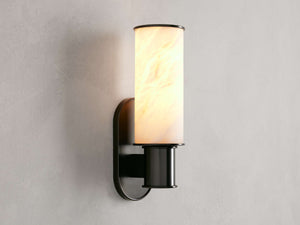 Harlin Wall Sconce in Alabaster - Zonesus