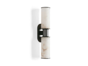 Harlin 2-Light Wall Sconce in Alabaster - Zonesus