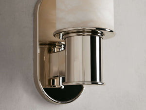 Harlin Wall Sconce in Alabaster - Zonesus