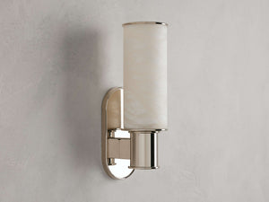 Harlin Wall Sconce in Alabaster - Zonesus