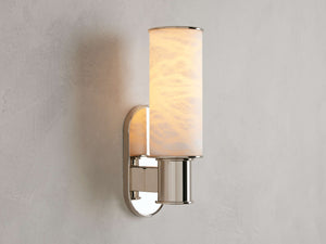 Harlin Wall Sconce in Alabaster - Zonesus
