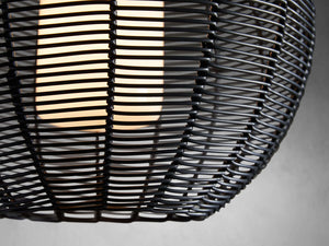 Cohen Globe Wicker Outdoor Pendant 20''D - Zonesus