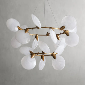 Lyla 2-Tiered Halo Chandelier - Zonesus