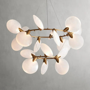 Lyla 2-Tiered Halo Chandelier - Zonesus